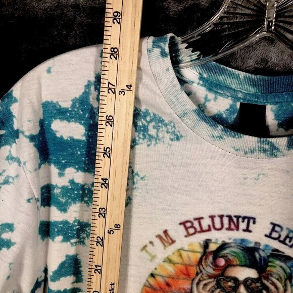 Women’s Top I’m Blunt Because God Roll Me That Way T-Shirt Medium - Picture 4 of 8